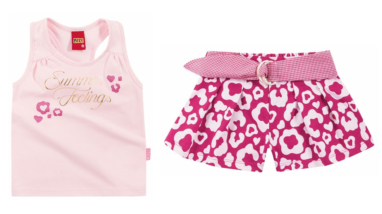 107848 Conjunto casual chic 100% algodón