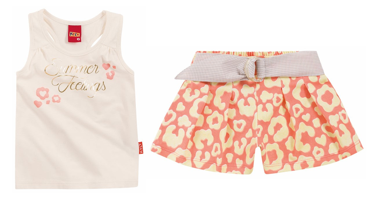 107848 Conjunto casual chic 100% algodón