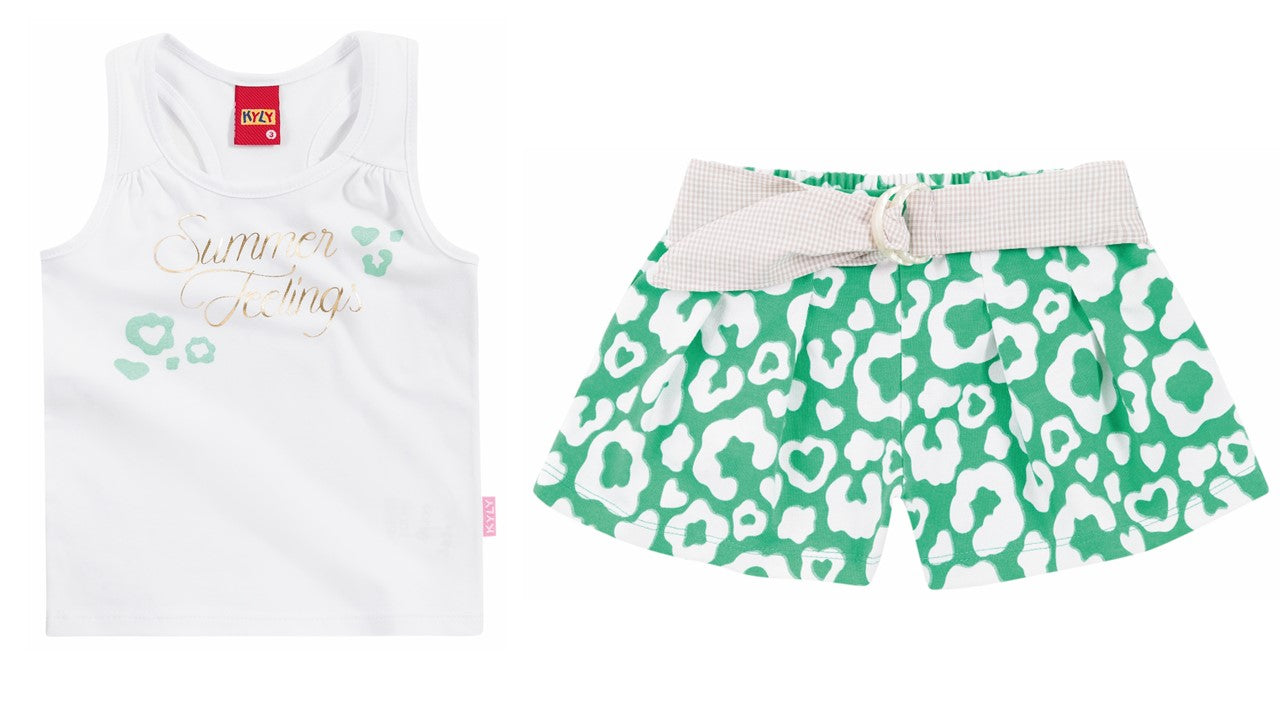 107848 Conjunto casual chic 100% algodón